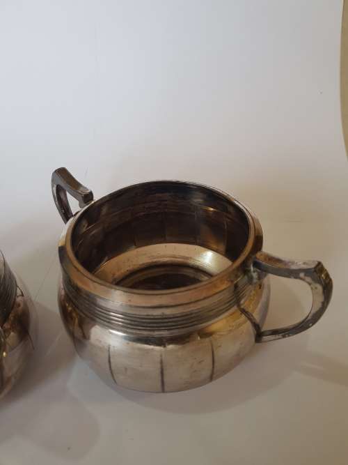 FC and Co. Milk Jug and Bowl, 325 Silver
