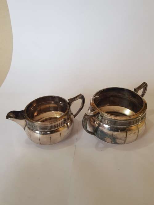 FC and Co. Milk Jug and Bowl, 325 Silver