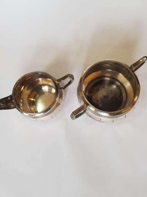 FC and Co. Milk Jug and Bowl, 325 Silver