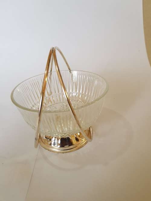 Mayell, EP on Steel with Glass Bowl, Made in England