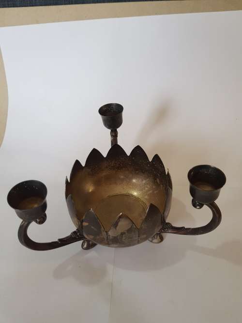 Vintage Metal Candle Holder
