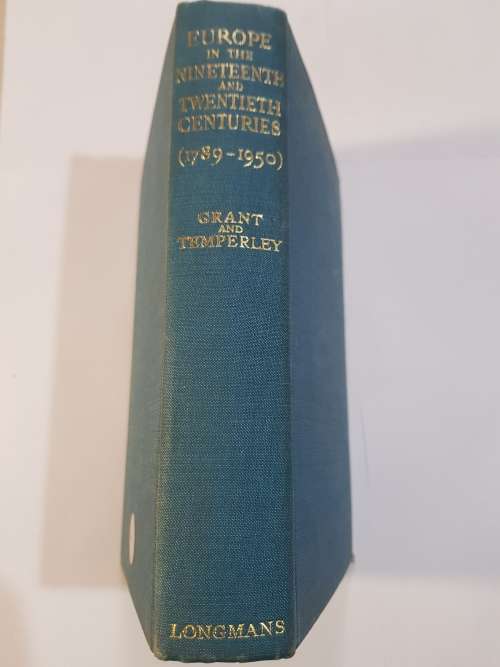 Europe in the Nineteenth and Twentieth Centuries 1789-1950