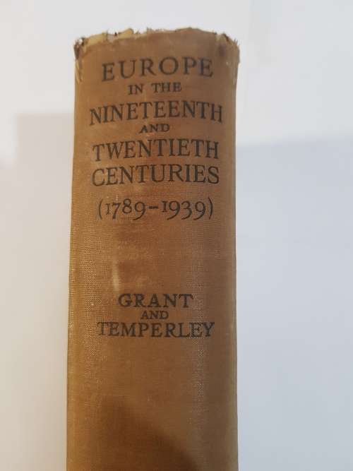 Europe in the Nineteenth and Twentieth Centuries 1789-1939