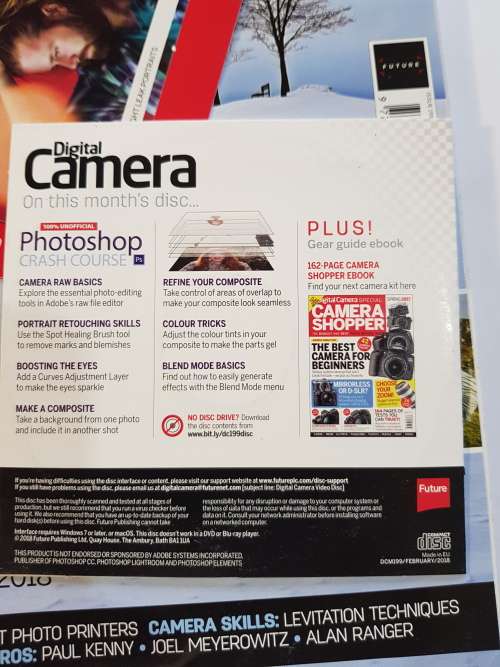 Digital Camera World, Issue 199, February 2018 incl. free gifts