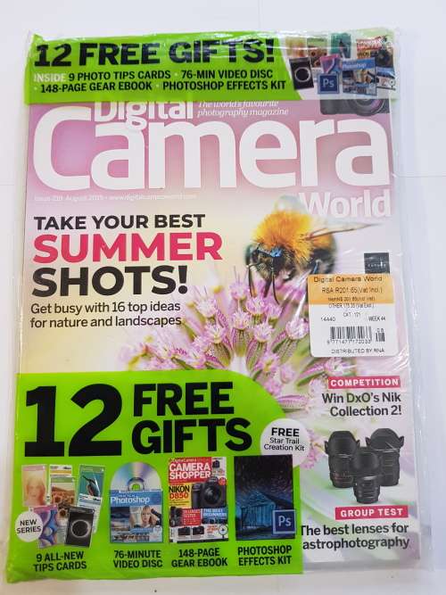 Digital Camera World, Issue 219, August 2019 incl. free gifts, Sealed