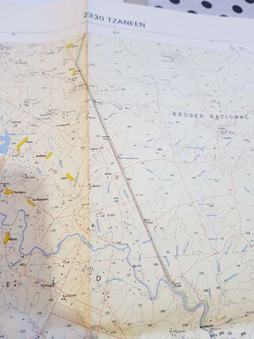 Map 2330 Tzaneen, 1:250 000, 1981