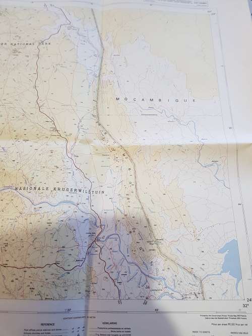 Map 2330 Tzaneen, 1:250 000, 1981