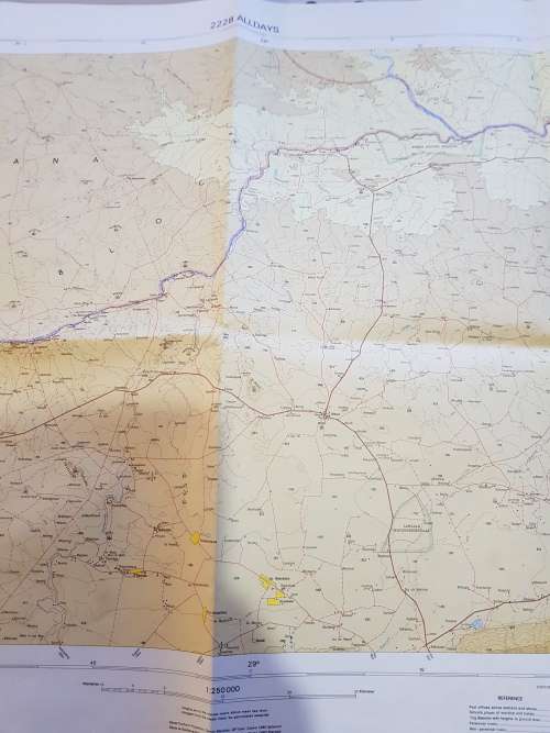 Map 2228 Alldays, 1:250 000, 1987