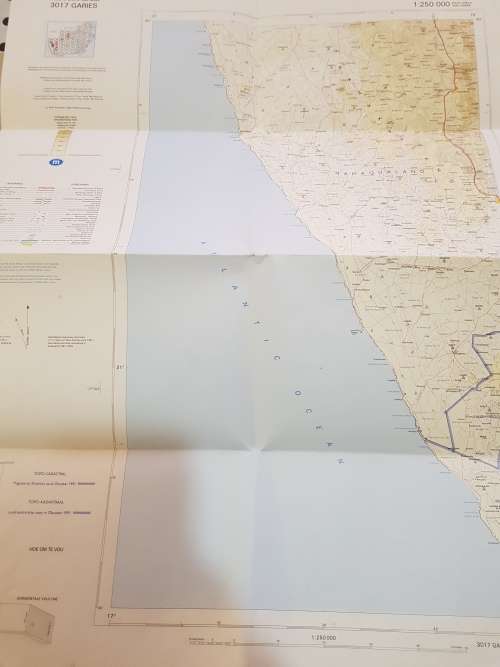 Map 3017 Garies, 1:250 000