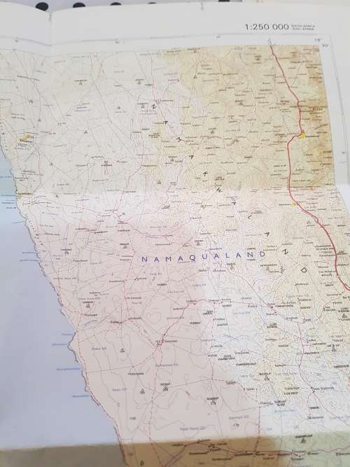 Map 3017 Garies, 1:250 000