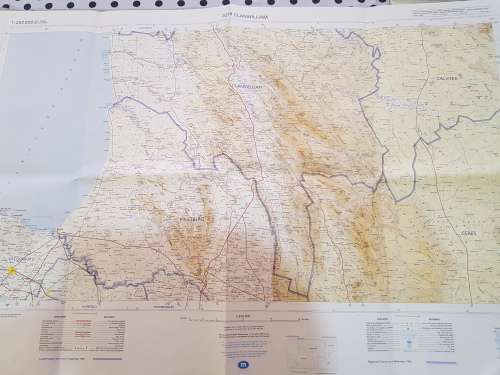 Map 3218 Clanwilliam, 1:250 000