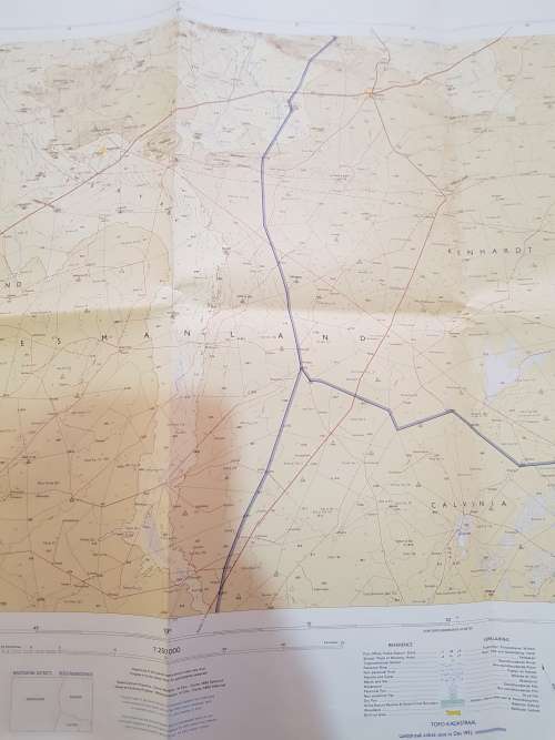 Map 2918 Pofadder, 1:250 000