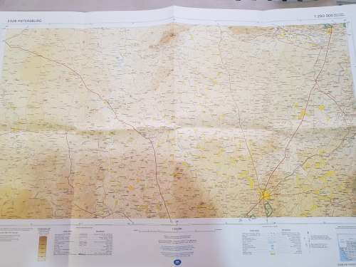 Map 2328 Pietersburg, 1:250 000