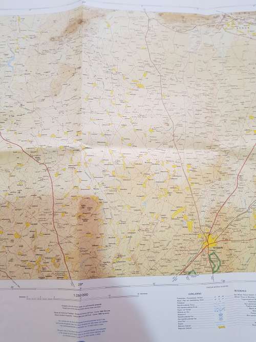 Map 2328 Pietersburg, 1:250 000
