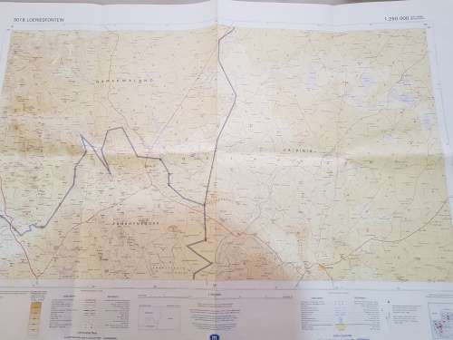 Map, 3018, Loeriesfontein, 1:250 000