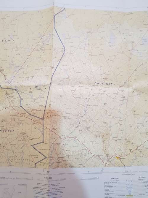 Map, 3018, Loeriesfontein, 1:250 000