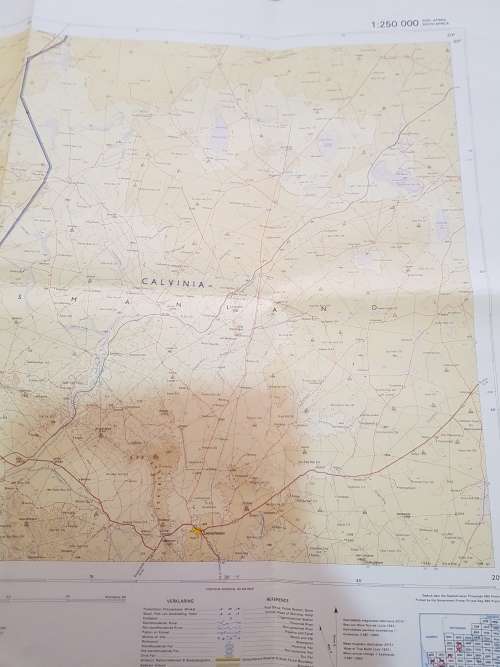Map, 3018, Loeriesfontein, 1:250 000