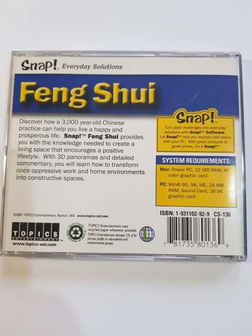 Feng Shui, Snap Everyday Solutions Feng Shui Windows/Mac