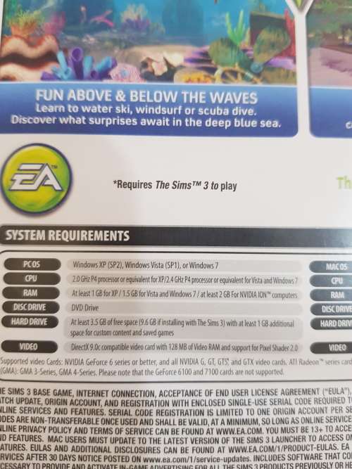 The Sims 3, Island Paradise Expansion Pack, PC DVD/Mac