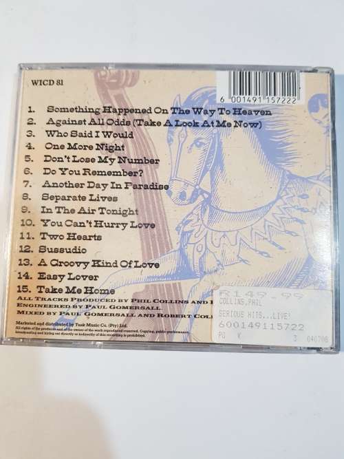 Phil Collins, Serious Hits Live CD