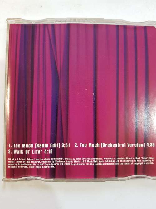 Spice Girls, Too Much, CD single