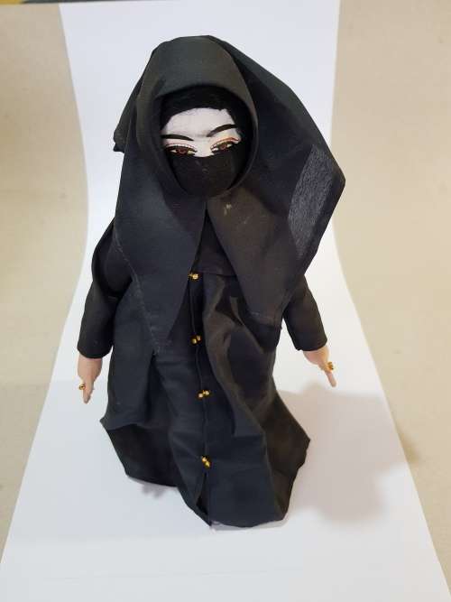 Arabian Wooden Female Doll