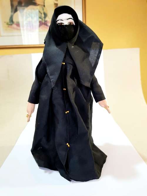 Arabian Wooden Female Doll