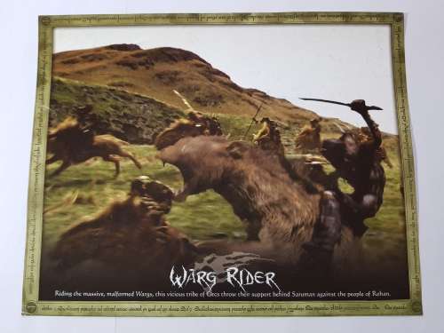 The Lord of the Rings, Warg Rider, A4 Poster