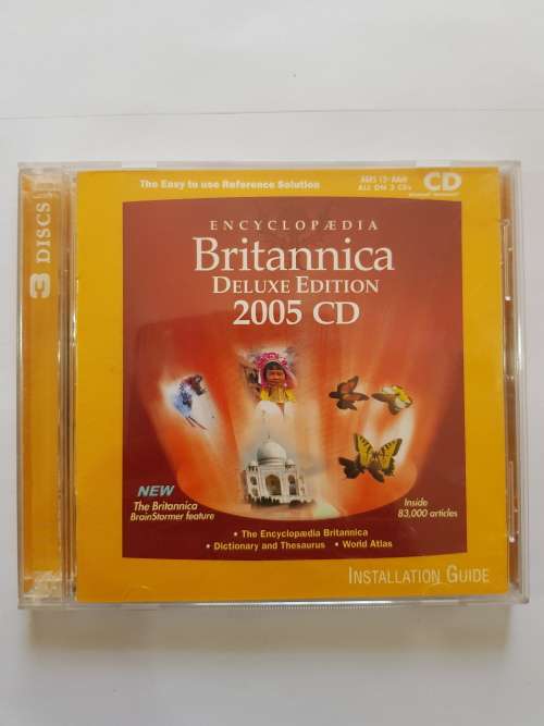 Encyclopedia Britannica Deluxe Edition 2005 CD