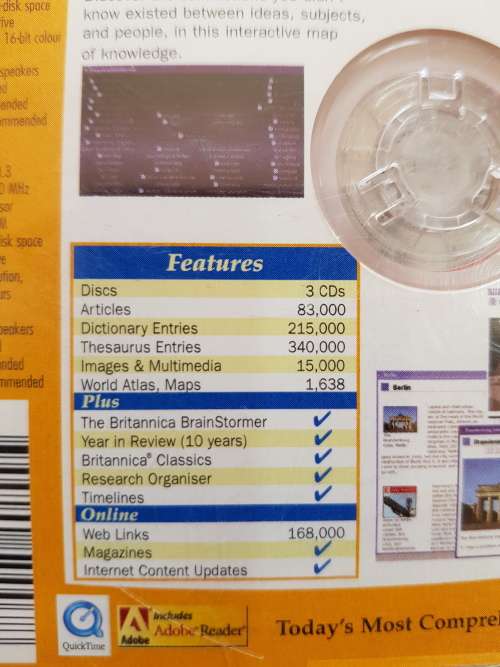 Encyclopedia Britannica Deluxe Edition 2005 CD