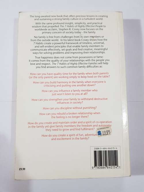 The 7 Habits of Highly Effective Families by Stephen R. Covey