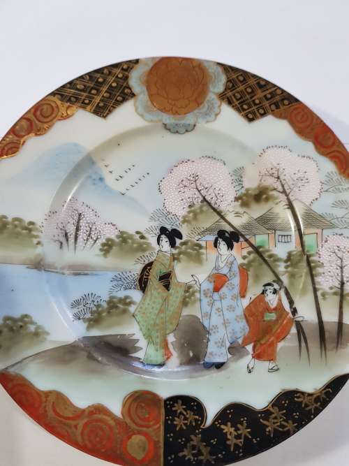 Porcelain Oriental Plate