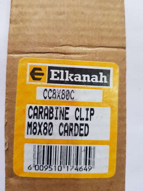 Carabiner Clip, Elkanah, M8x80