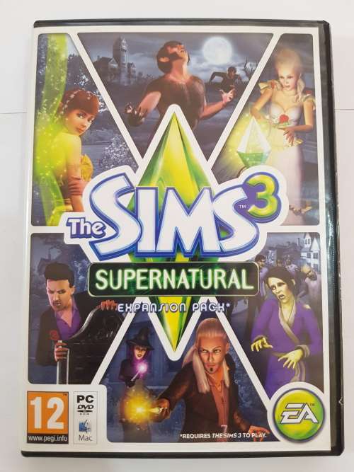 The Sims 3, Supernatural Expansion Pack, PC/Mac DVD