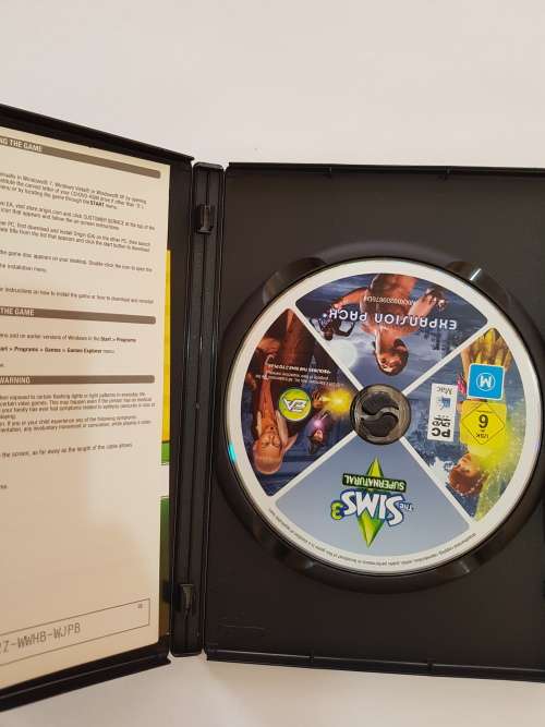 The Sims 3, Supernatural Expansion Pack, PC/Mac DVD