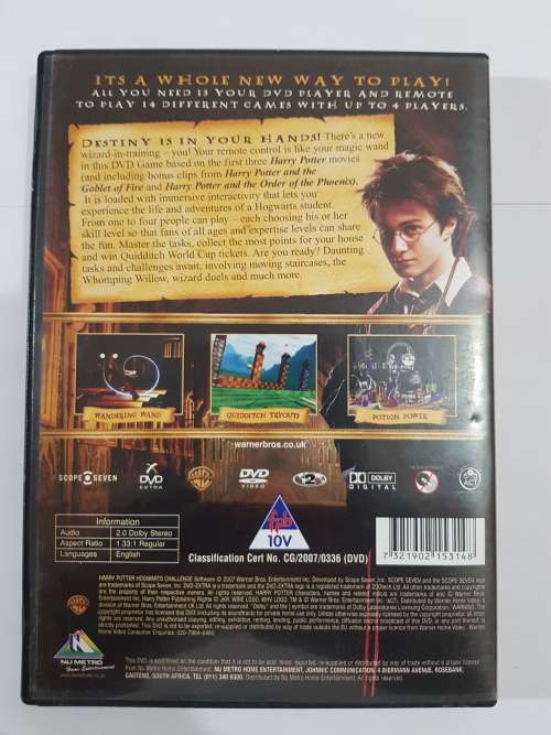 Harry Potter Interactive DVD Game