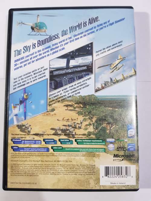 Microsoft Flight Simulator, PC DVD