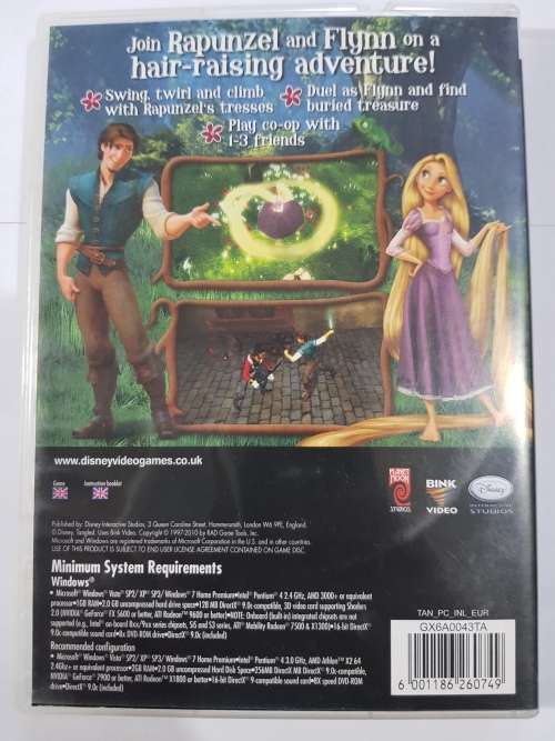 Disney Tangled, PC DVD