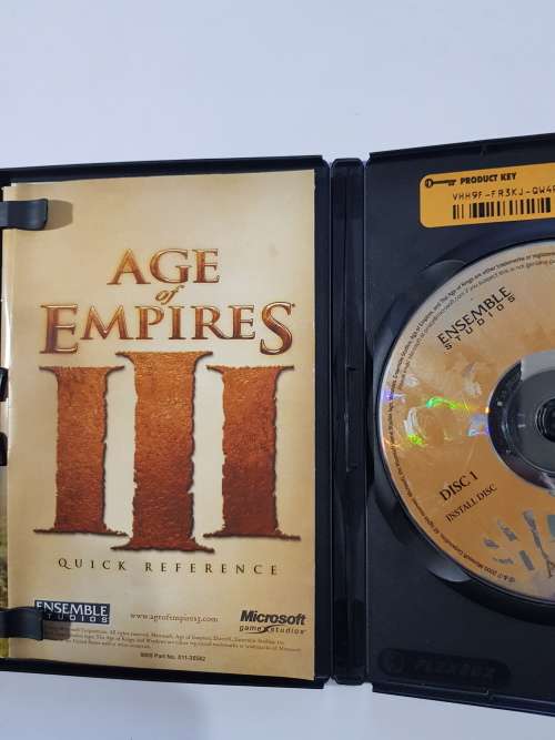 Age of Empires III, PC CD
