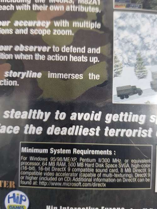 Marine Sharpshooter, PC CD