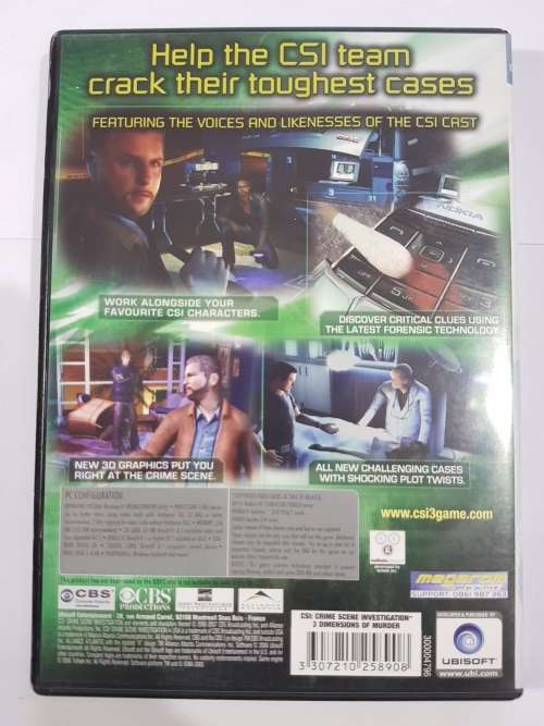 CSI: Crime Scene Investigation, 3 Dimensions of Murder PC DVD