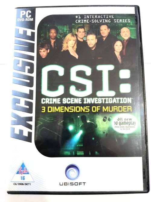 CSI: Crime Scene Investigation, 3 Dimensions of Murder PC DVD