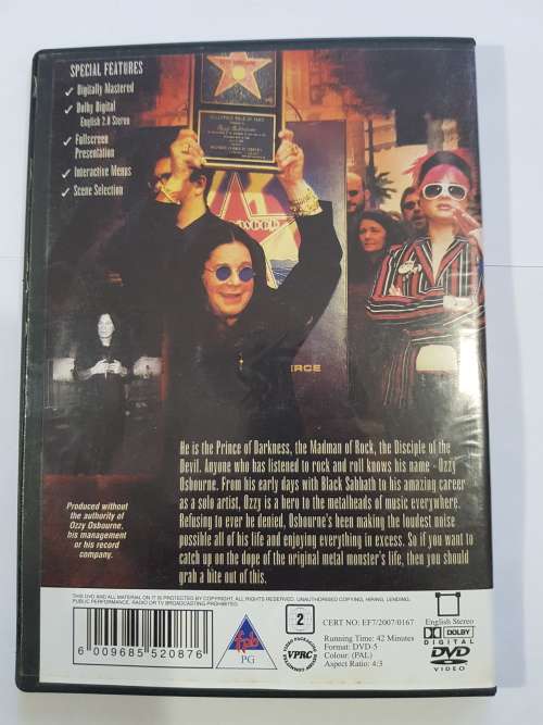 Ozzy Osbourne, Double O, Unauthorized DVD