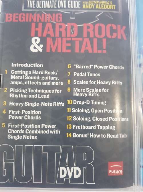 Guitar DVD, Over 2 Hours of Lessons