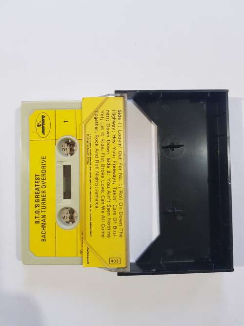 Bachman Turner Overdrive, BTO`s Greatest, Cassette