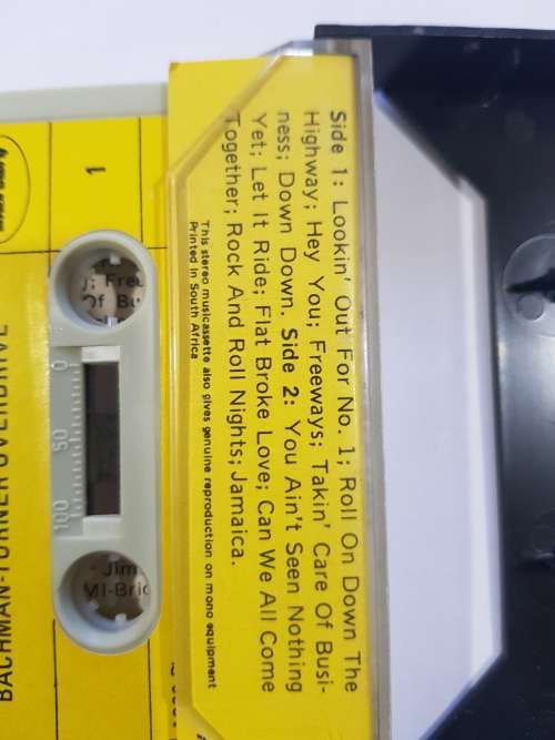 Bachman Turner Overdrive, BTO`s Greatest, Cassette