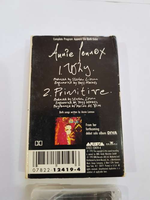 Annie Lennox, Why, Cassette single