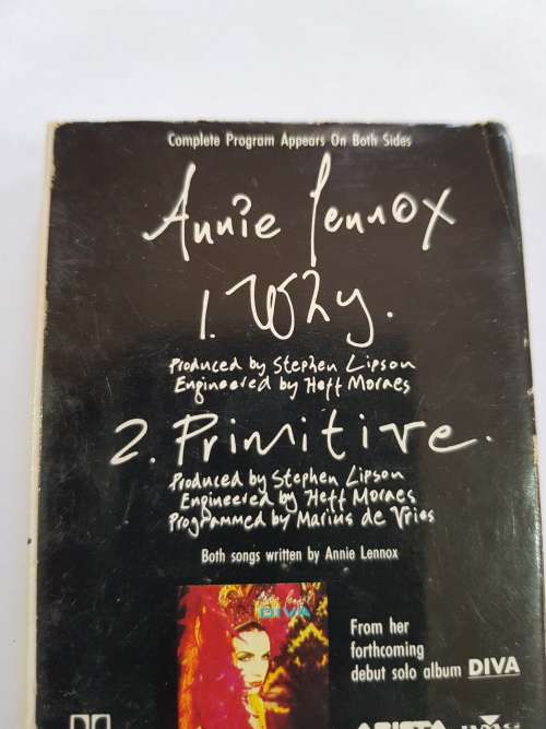 Annie Lennox, Why, Cassette single