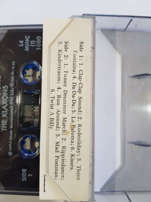 The Klaxons, Clap Clap Sound, Cassette
