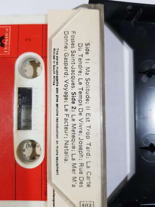 Georges Moustaki, Georges Moustaki, Cassette
